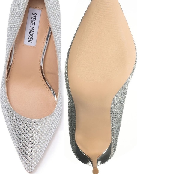 Silvery crystal pumps - Picture 4 of 5